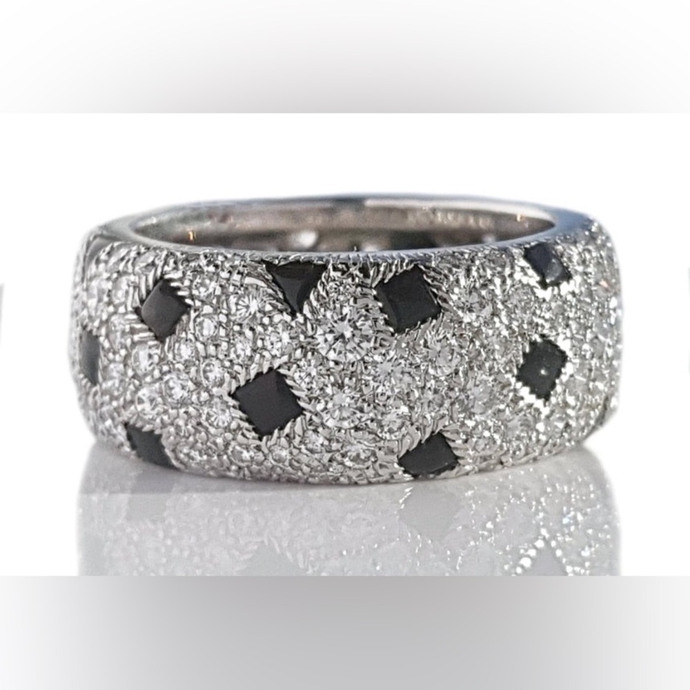 Cartier Panthere Pelage 18k White Gold Diamond Ring - Picture 7 of 9